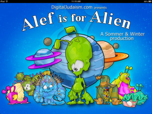 Alef is for Alien by Rabbi Michael Sommer and Illustrated by Eric Winter